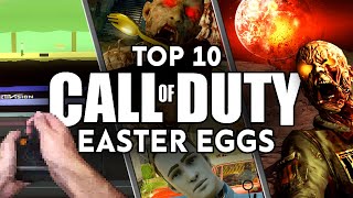 My Top 10 CALL OF DUTY Easter Eggs & Secrets