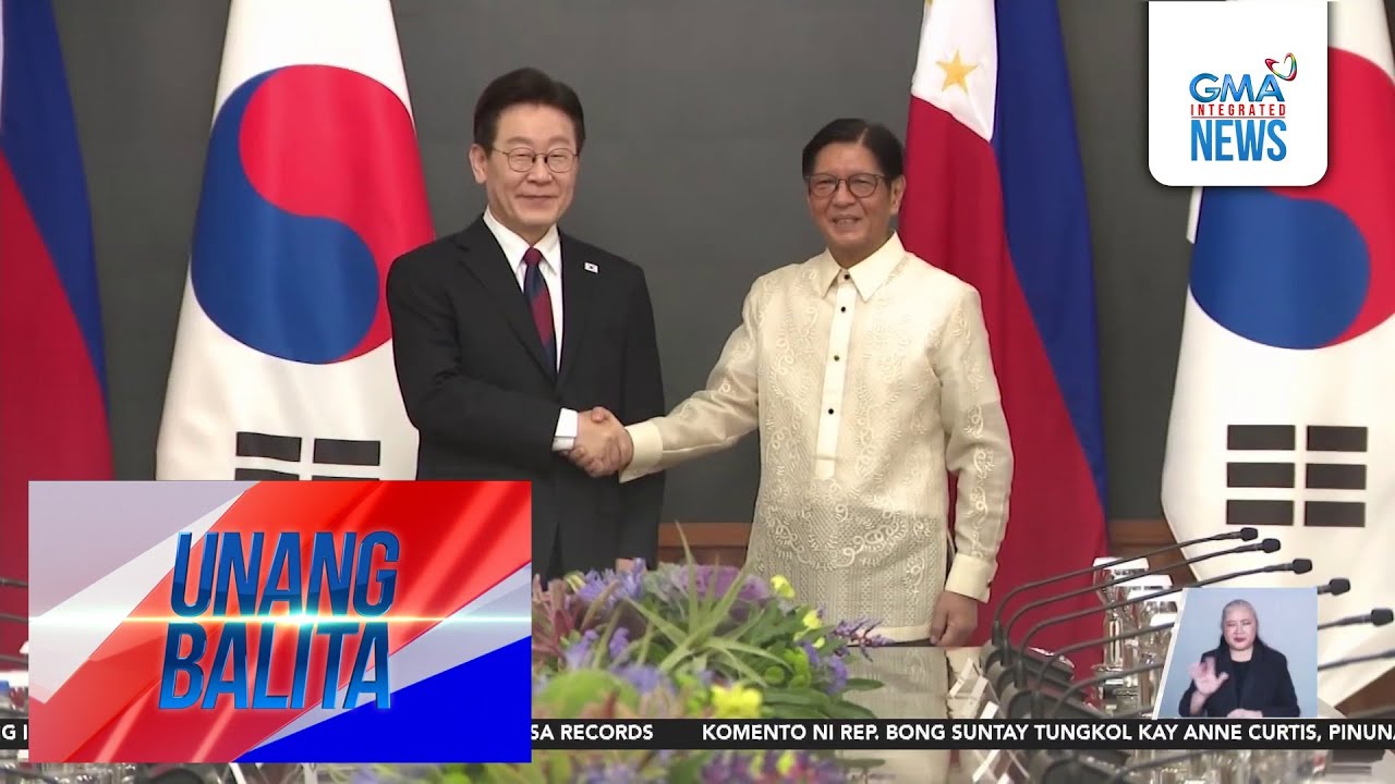 South Korean Pres. Lee Jae Myung, nakipagpulong kay Pangulong Bongbong Marcos sa... | Unang Balita