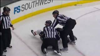 Jan 27 2010 Eric Nystrom vs Mark Fistric