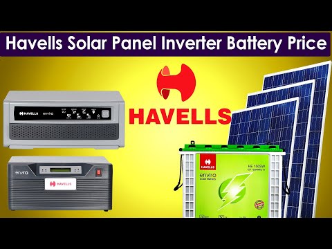 havells solar panel inverter battery price list 2020