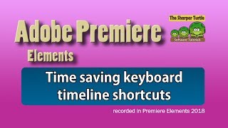 Premiere Elements - Time saving timeline keyboard shortcuts Profile