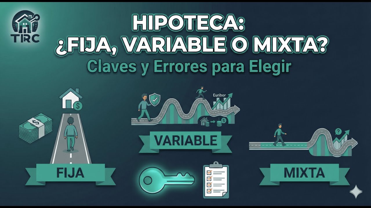 Hipoteca fija, variable o mixta: cuál te conviene y por qué - YouTube