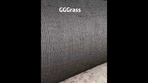 Artificial Grass - Backing display in factory   #gggrass
