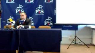 Przemysław Gosiewski - konferencja - Kielce