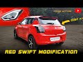 Red Swift Modification | Alloys | Headlights | Taillamps | Interior | Diamond Android Player