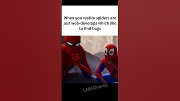 When you realize spiders are just web developers 🕷️💻