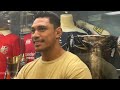 Lopeti Timani arrives in Cardiff and is raring to go.