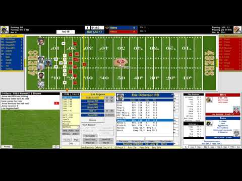 1984 NFL Replay Wk 16: Niners/Rams