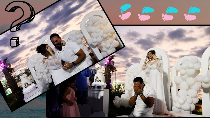 الفيديو المنتظر... حفلة كشف جنس المولود... (بكينا من الفرحة) 😪