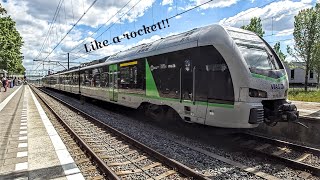 The Vias International Commuter Flirt Flies Away From Zevenaar - Departure -