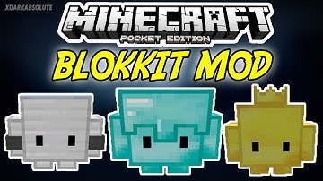 Minecraft PE Blokkit Mod Showcase [0.14.0]