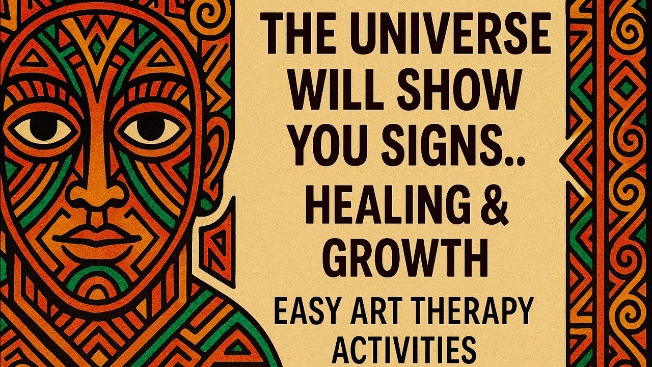 The Universe Will Show You Signs..Healing & Growth | Easy Art Therapy Activities 