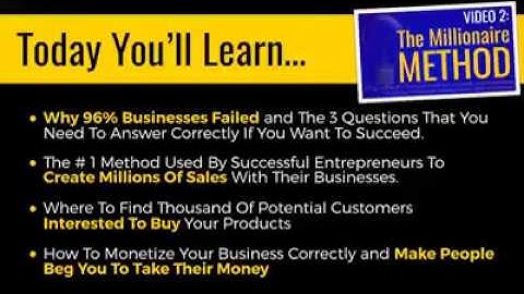 unity network video 2 : Millionaire Method : atm system video 2