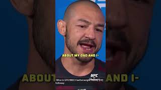 This was so wholesome ❤️ #UFC #CubSwanson #UFC327 | TOMORROW at 9pm ET on @Paramount+