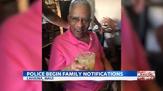Maui Police begin family notifications of those killed in Lahaina fire