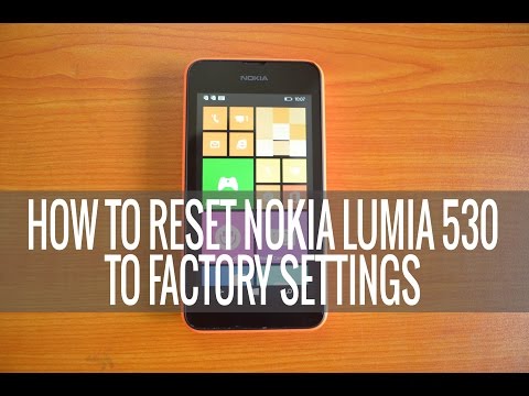 How to Reset Nokia Lumia 530 to Factory Settings