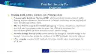 Maribe Project - Float Inc  Presentation - Floating Shipping and Waves Energy in the Atlantic