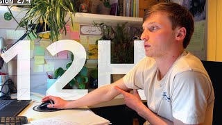 12H Study With Me | Pomodoro 60-10 | Break Chats screenshot 5