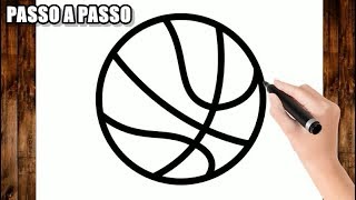 COMO DESENHAR UMA BOLA DE BASQUETE