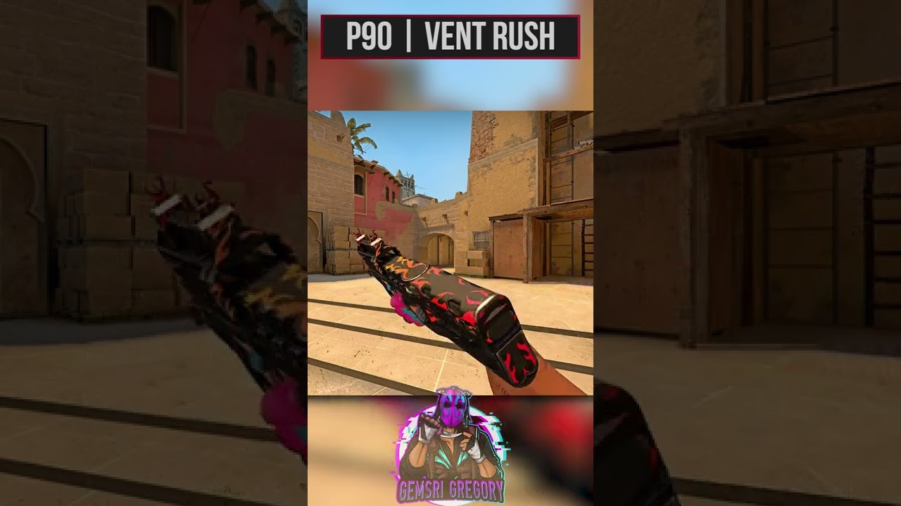 P90 | Vent Rush - Recoil Case - CS:GO Shorts
