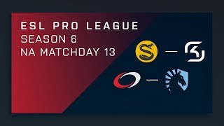Full Broadcast: Splyce vs. SK | compLexity vs. Liquid - NA Day 13 - ESL Pro League Season 6