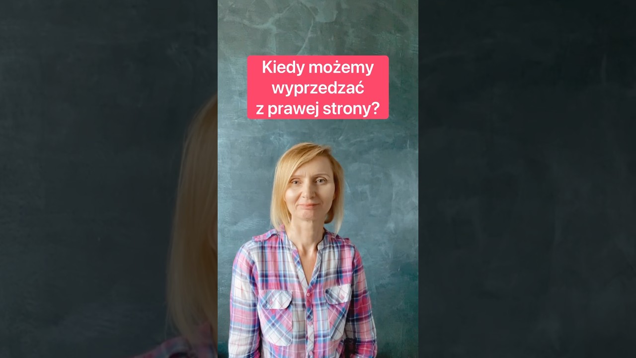 Kiedy można wyprzedzać z prawej strony? 