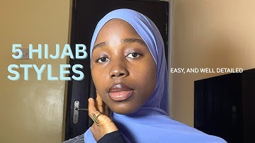 4 EASY HIJAB STYLES — TUTORIAL 