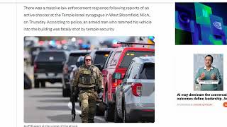 Michigan synagogue attack updates: Temple Israel suspect identified