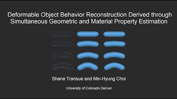 Deformable Object Behavior Reconstruction (geometric + material)
