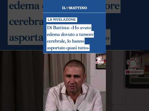 Video Di Battista: «A Cuba ho avuto edema dovuto a tumore cerebrale, lo hanno asportato quasi tutto»