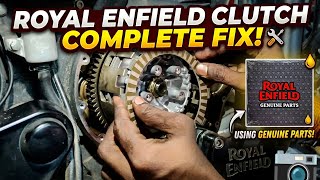 Royal Enfield Clutch Plate Replacement | How to Install Genuine Clutch Kit || jmt motorcycles 