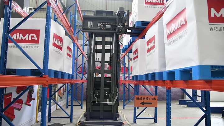 How to operate MIMA electric 3 way pallet stacker