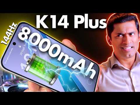 8000mAh Battery, 144Hz AMOLED display. OPPO K14 Plus Unboxing & Review. Dimensity 7360 MAX, 50MP OIS