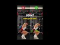 ❌ Lower back pain during squats?