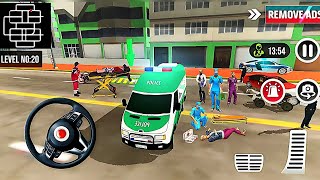 Police Ambulance Rescue Driver🚳Emergency Ambulance Driving Simulator Extreme Rules -Android gameplay screenshot 5