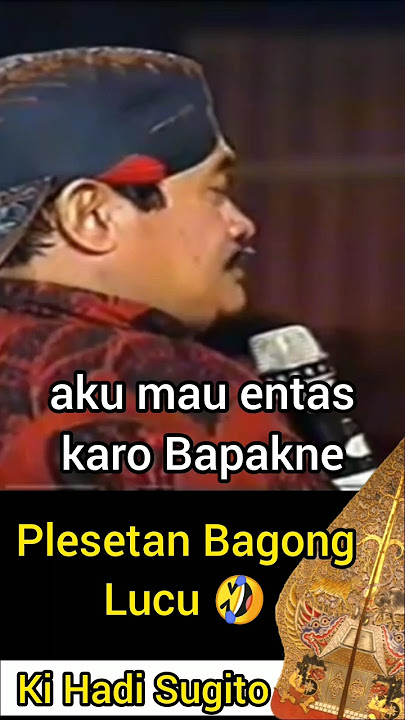 Plesetan Bagong Lucu - Ki Hadi Sugito 1995