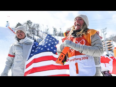Jamie Anderson repeats as Olympic champion by not risking it all