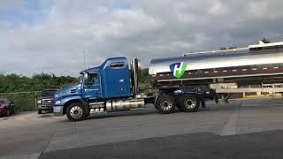 Beautiful Tanker Trucking Morning