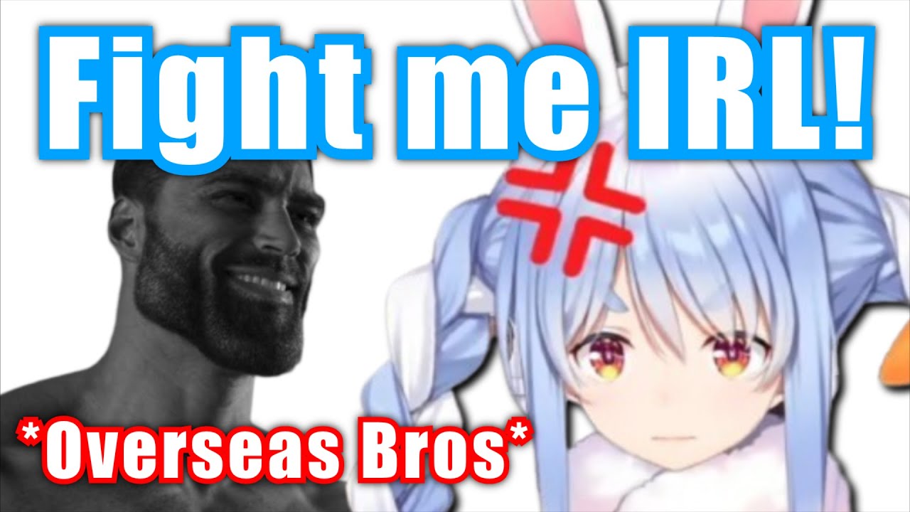 Pekora Challenge Overseas Bros To A Fist Fight IRL【Hololive】