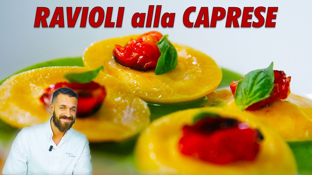 L'insalata CAPRESE nei RAVIOLI? 🤯Ravioli alla Caprese - DANDY CUISINE | Cucina da Uomini
