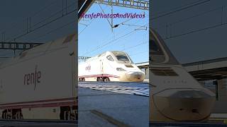Doble Renfe Alvia serie 130 a toda velocidad por Cambrils, con un Euromed Alicante Barcelona