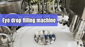 Eye drop filling machine丨3600 BPH Fully auto liquid bottle filling machine for pharmaceutical