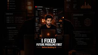 Before Building My SaaS UI, I Fixed the Future Problems First | build in public | vikasBuildsApp