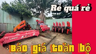 Cần cẩu cũ - Báo giá toàn bộ kho Quận 12, Tp. HCM