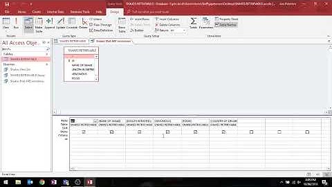 MS Access - Query with Tickbox, Yes or No
