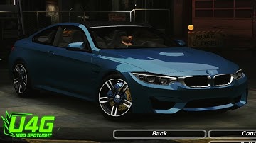 BMW M4 (F82) Need For Speed Underground 2 Mod Spotlight U4G