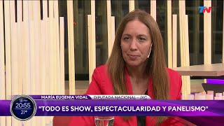 MARÍA EUGENIA VIDAL I "Este operativo fue un exceso"