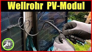 Solarmodul - Kabel Mit Geschlitztem Wellrohr Schützen ✅ Leitung Pv - Modul Mit Wellrohr / Leerrohr ✅