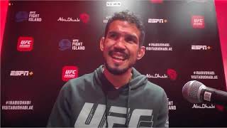 Ufc 251 Leonardo Santos Looking To Stay Active Moving Forward