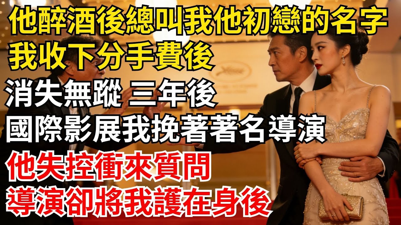 他醉酒後總叫我他初戀的名字，我收下分手費後消失無蹤。三年後國際影展，我挽著著名導演，他失控沖來質問，導演卻將我護在身後#女頻爽文#家庭倫理#婆媳過招